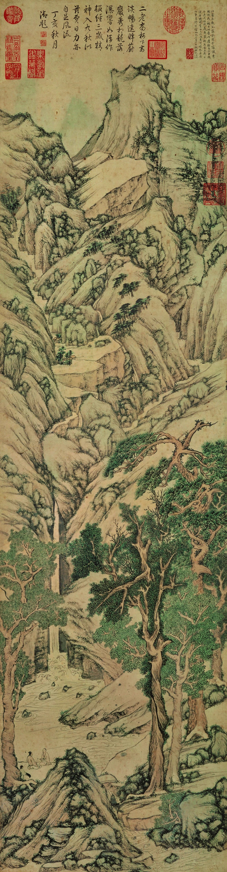 文徵明《千崖竞秀图》